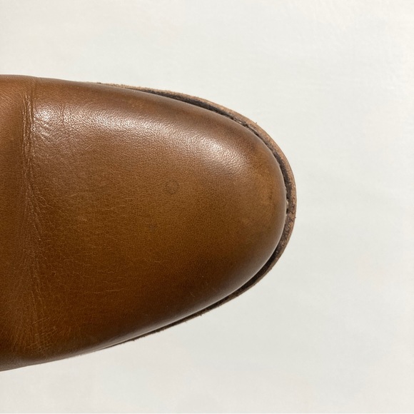 Frye Phillip Studded Harness Boot Cognac - Rounded Toe, size 6.5 - Picture 3 of 12